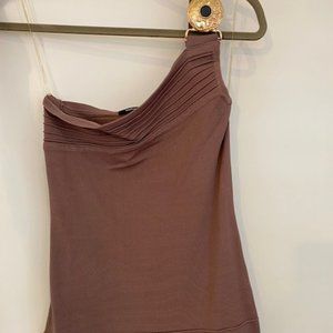 WOW Couture Taupe Dress with buckle